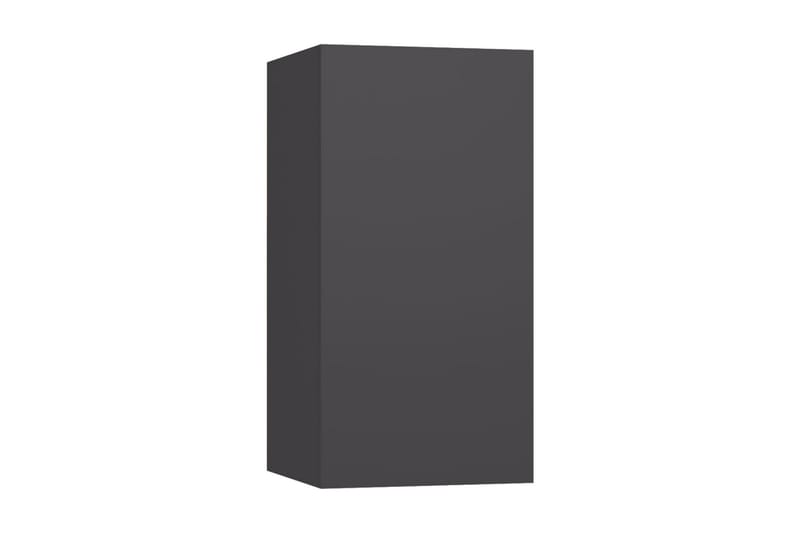 TV-skåp 2 st grå 30,5x30x60 cm spånskiva - Grå - Möbler - Tv möbel & mediamöbel - TV bänk & mediabänk