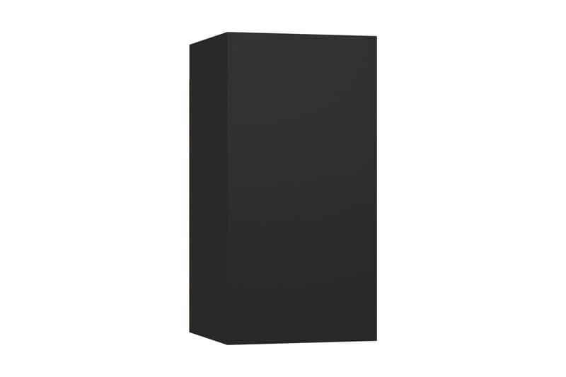 TV-skåp 2 st svart 30,5x30x60 cm spånskiva - Svart - Möbler - Tv möbel & mediamöbel - TV bänk & mediabänk