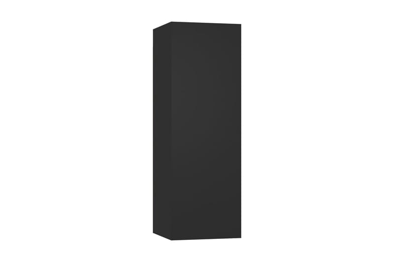 TV-skåp svart 30,5x30x90 cm spånskiva - Svart - Möbler - Tv möbel & mediamöbel - TV bänk & mediabänk