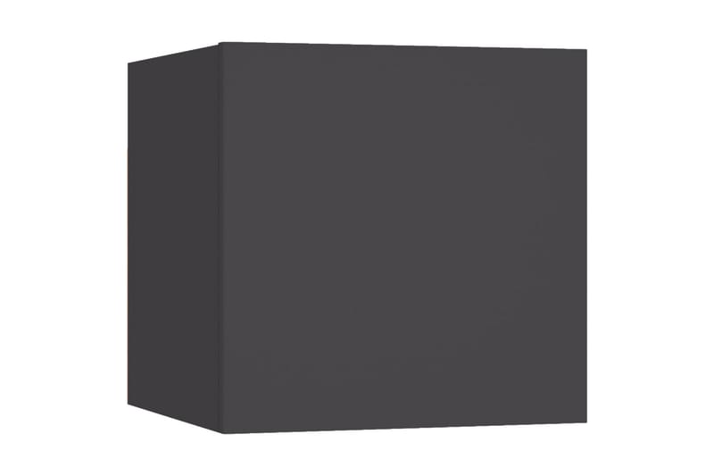 Väggmonterat tv-bänk grå 30,5x30x30 cm - Grå - Möbler - Tv möbel & mediamöbel - TV bänk & mediabänk