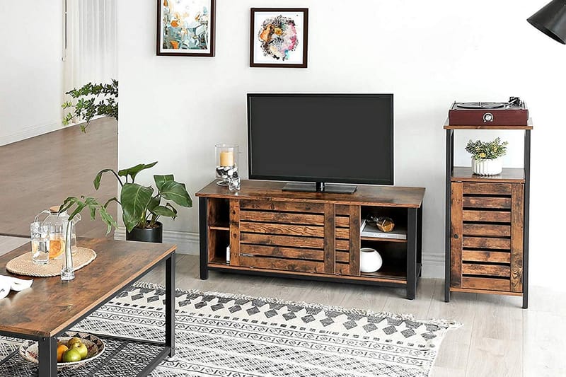 VASAGLE Industriell TV-bänk - Vasagle - Möbler - Tv-möbler & mediamöbler - TV-bänk & mediabänk