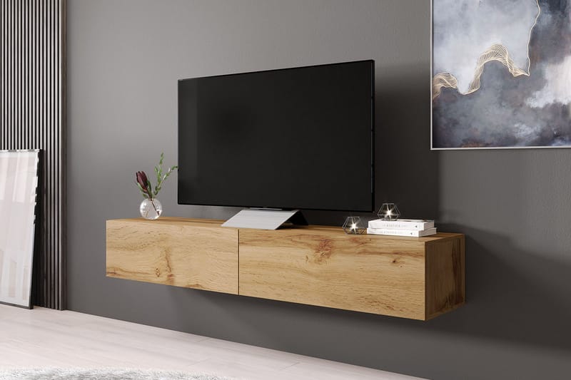 Vasil TV-bänk 180 cm - Trä/Natur - Möbler - Tv möbel & mediamöbel - TV bänk & mediabänk