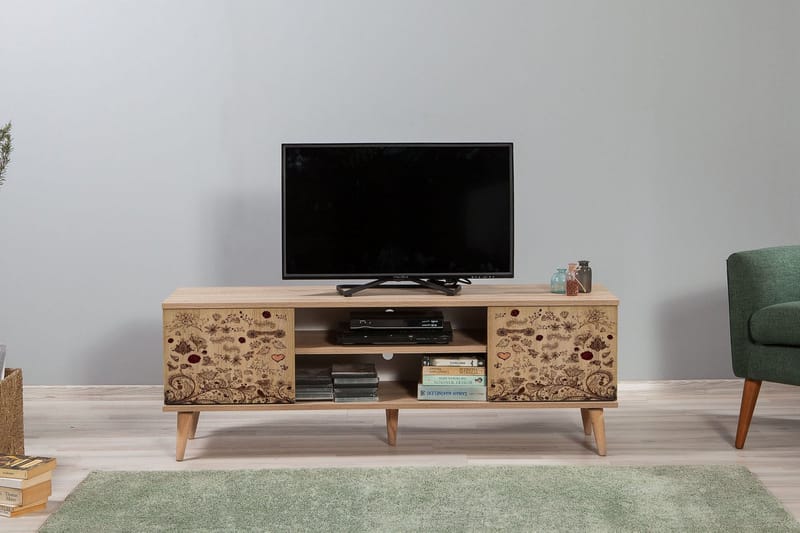 Vellavie Tv-bänk 140 cm - Mönstrad - Möbler - Tv möbel & mediamöbel - TV bänk & mediabänk