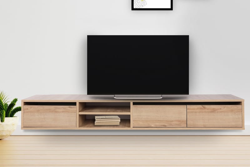 Warffum Tv-bänk 180 cm - Natur - Möbler - Tv möbel & mediamöbel - TV bänk & mediabänk