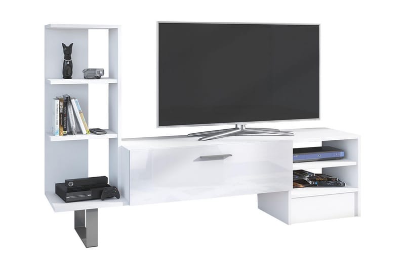 Yorkana Tv-bänk 152 cm - Vit - Möbler - Tv-möbler & mediamöbler - TV-bänk & mediabänk