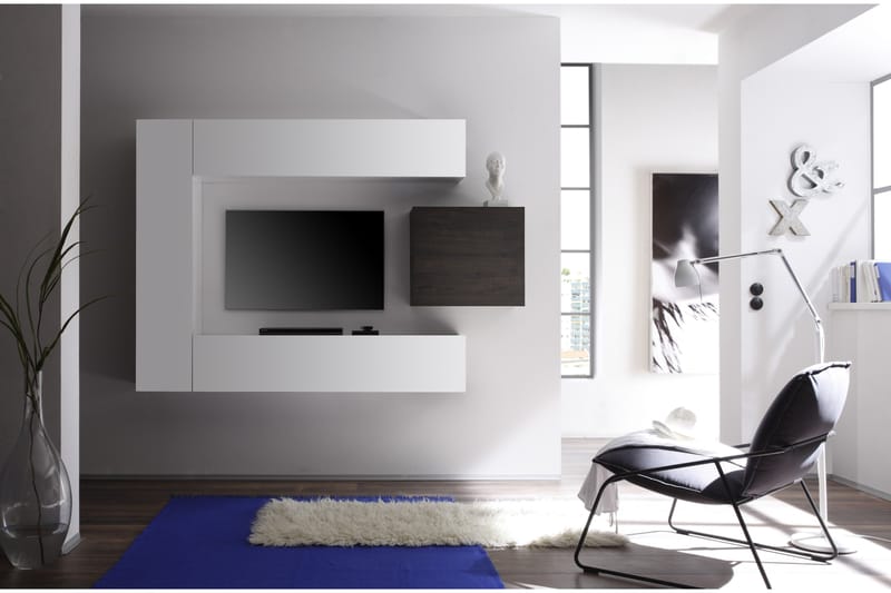 Cube Väggskåp 139 cm - Vit - Möbler - Tv möbel & mediamöbel - TV hylla