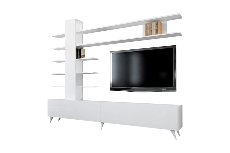 Alingca Mediaförvaring - Vit - Möbler - Tv möbel & mediamöbel - TV-möbelset