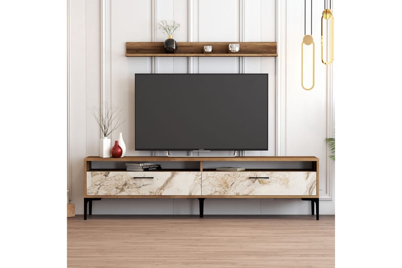 Andifli Tv-möbelset 180x47 cm - Brun - Möbler - Tv möbel & mediamöbel - TV-möbelset