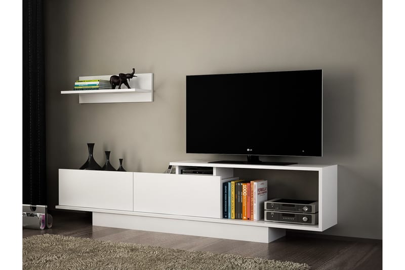 Azoula Tv-bänk - Vit - Möbler - Tv-möbler & mediamöbler - TV-möbelset
