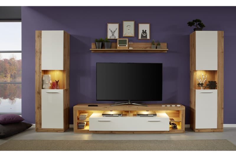 Curella TV-Möbelset - Brun - Möbler - Tv-möbler & mediamöbler - TV-möbelset