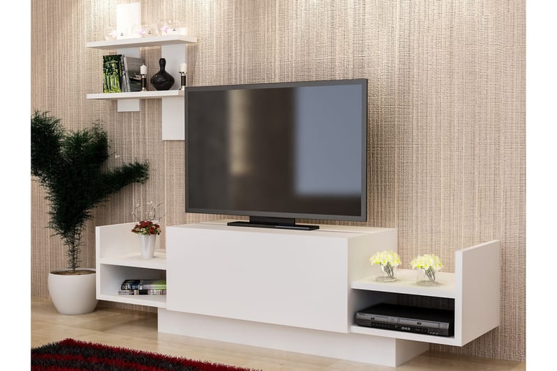 Decorotika Tv-bänk - Vit - Möbler - Tv möbel & mediamöbel - TV bänk & mediabänk