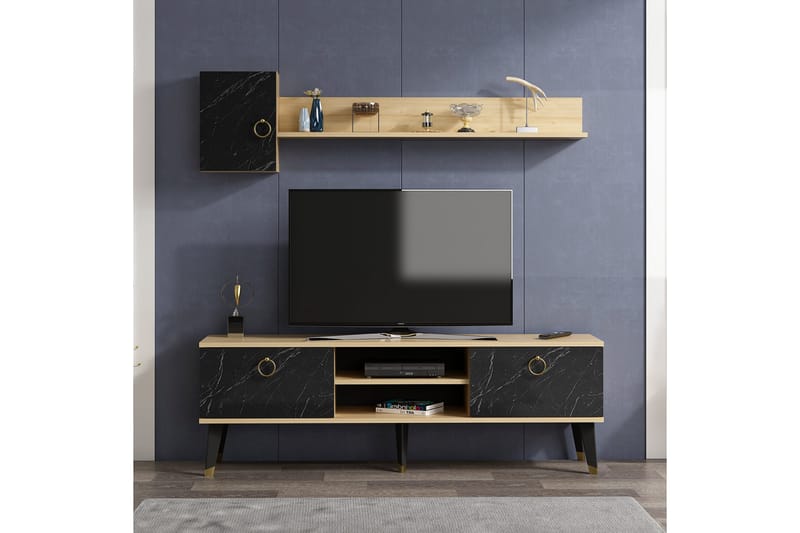 Desgrar Tv-möbelset 150x50 cm - Blå - Möbler - Tv möbel & mediamöbel - TV bänk & mediabänk