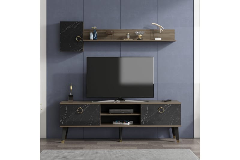 Desgrar Tv-möbelset 150x50 cm - Svart - Möbler - Tv möbel & mediamöbel - TV-möbelset