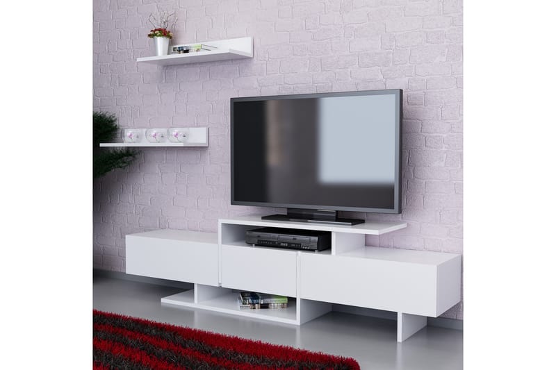 Enjorea Tv-bänk - Vit - Möbler - TV- & Mediamöbler - TV-möbelset