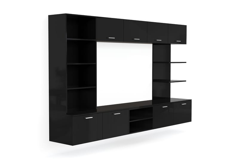 Garve Tv-Möbelset 41x240 cm - Svart - Möbler - Tv möbel & mediamöbel - TV-möbelset