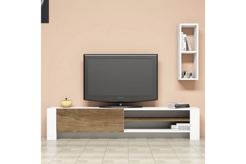 Gersby TV-Möbelset 160 cm - Brun - Möbler - Tv möbel & mediamöbel - TV bänk & mediabänk