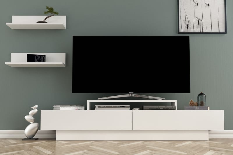 Hejde TV-Möbelset 180 cm - Vit - Möbler - TV- & Mediamöbler - TV-möbelset