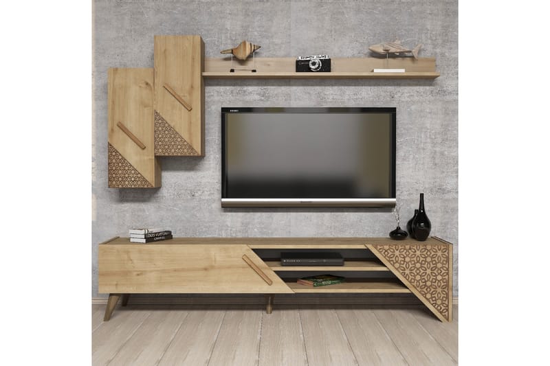 Hovdane TV-Möbelset 180 cm - Brun - Möbler - Bord & matgrupper - Soffbord