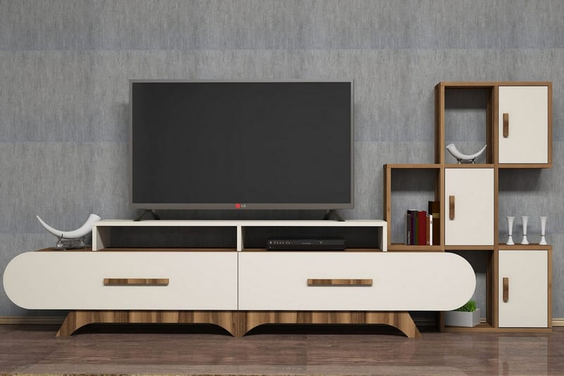 Hovdane TV-Möbelset 205 cm - Brun - Möbler - Tv möbel & mediamöbel - TV-möbelset