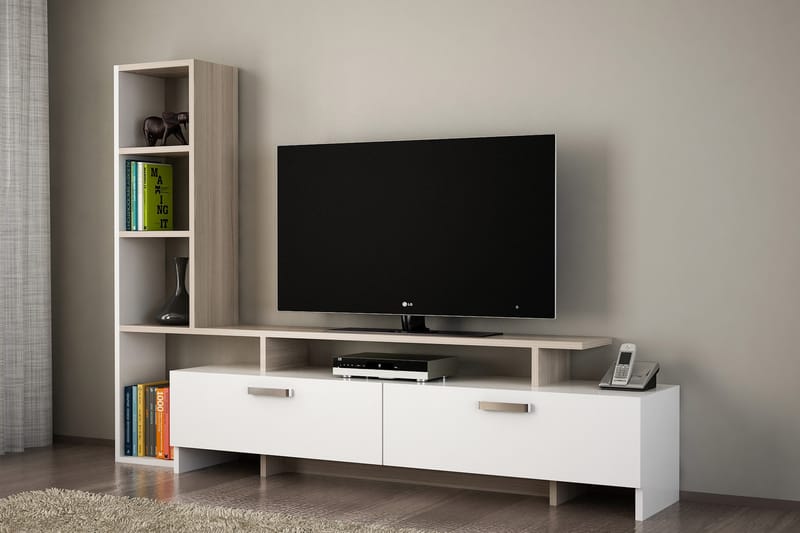 Isora Tv-bänk - Vit - Möbler - Tv möbel & mediamöbel - TV bänk & mediabänk