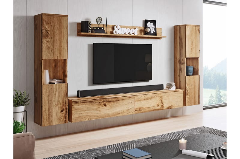 Kanehira Tv-möbelset - Natur - Möbler - Tv möbel & mediamöbel - TV-möbelset