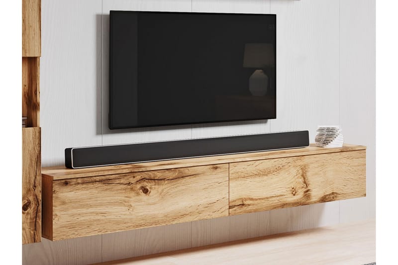 Kanehiro Tv-möbelset - Natur/Vit - Möbler - Tv möbel & mediamöbel - TV-möbelset