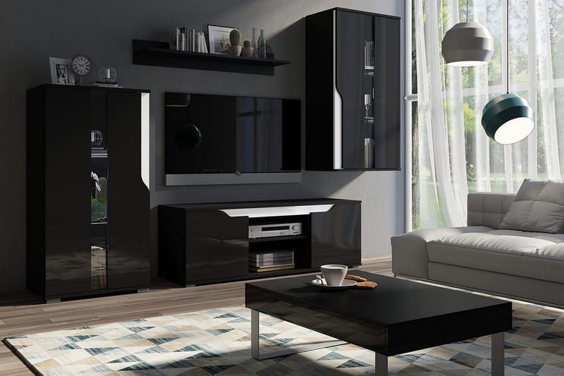 Lanco TV-möbelset - Svart - Möbler - Tv möbel & mediamöbel - TV-möbelset