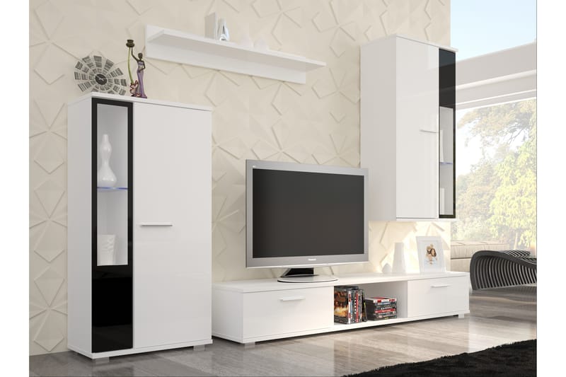 Leonide Tv-möbelset - Vit Högglans - Möbler - Tv möbel & mediamöbel - TV-möbelset