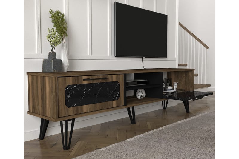 Lorsch Tv-möbelset 180 cm - Mörkbrun - Möbler - Tv möbel & mediamöbel - TV-möbelset