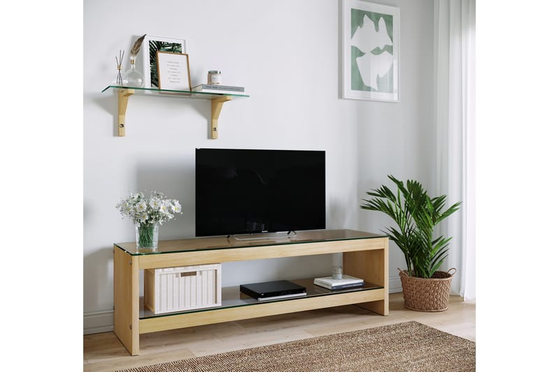 Malmby TV-möbelset 140 cm - Brun - Möbler - Tv möbel & mediamöbel - TV bänk & mediabänk
