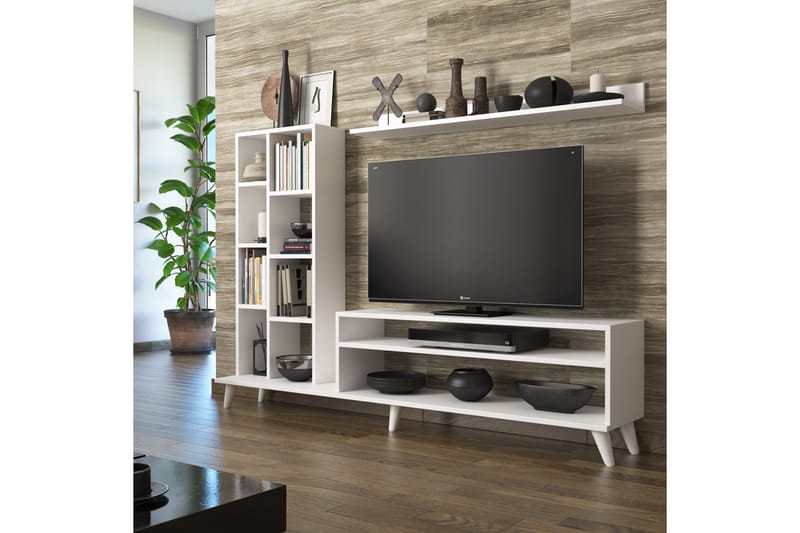 Pega Rode Tv-möbelset 180 cm - Vit - Möbler - Tv-möbler & mediamöbler - TV-möbelset