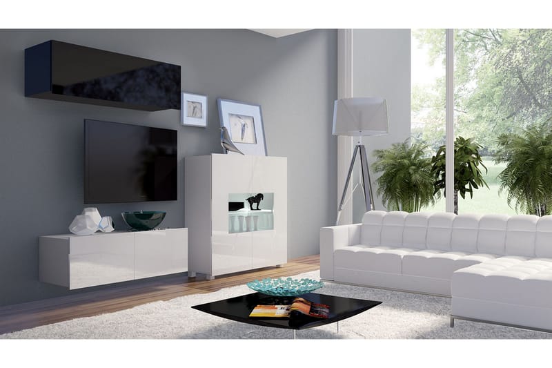 Tessan TV-möbelset - Svart/Vit - Möbler - Tv möbel & mediamöbel - TV-möbelset