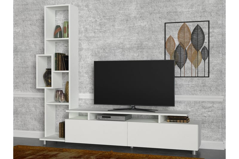 Tulima Tv-bänk - Vit - Möbler - TV- & Mediamöbler - TV-möbelset