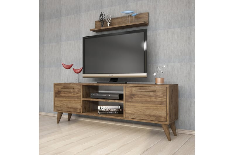 TV-möbelset 49x138 cm - Valnöt - Möbler - Tv möbel & mediamöbel - TV-möbelset