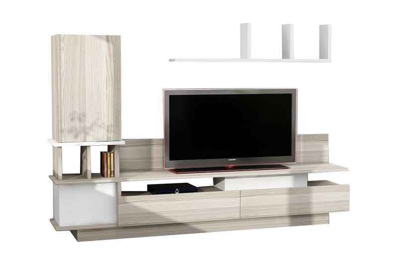 Vintalle Tv-bänk med Dold Förvaring - Vit - Möbler - Tv möbel & mediamöbel - TV-möbelset