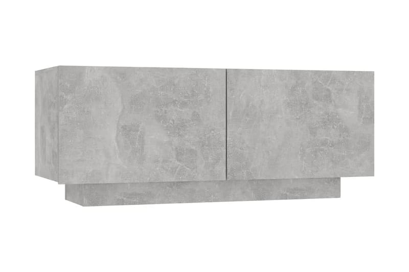 TV-skåp betonggrå 100x35x40 cm spånskiva - Grå - Möbler - Tv-möbler & mediamöbler - TV-skåp
