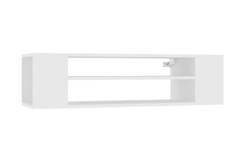 TV-väggskåp vit 100x30x26,5 cm spånskiva - Vit - Möbler - Tv-möbler & mediamöbler - TV-skåp