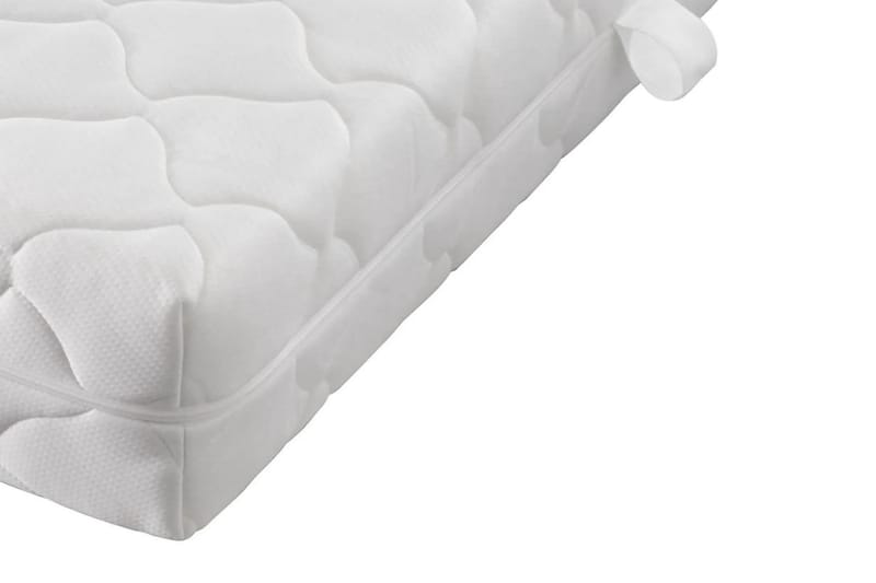 Säng med madrass svart sammet 160x200 cm - Svart - Möbler - Säng - Dubbelsäng