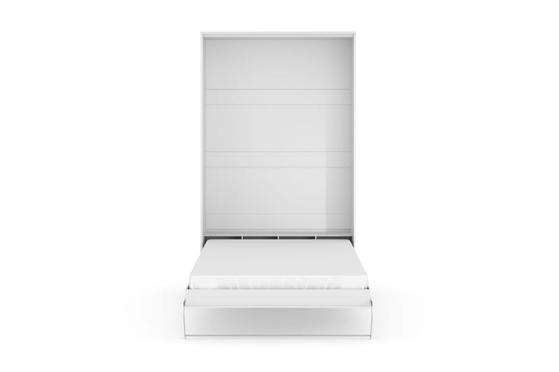 Compact Sängskåp Vertikalt 120x200 - Vit - Möbler - Säng - Gästsäng & extrasäng - Sängskåp
