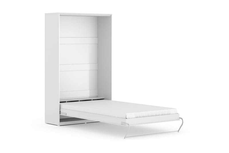 Compact Sängskåp Vertikalt 120x200 - Vit - Möbler - Säng - Gästsäng & extrasäng - Sängskåp