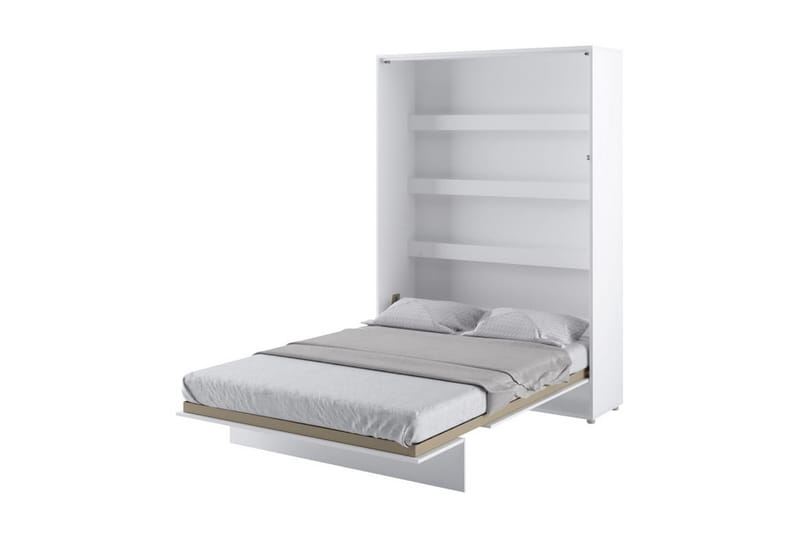 Sängskåp 140x200 cm VertikalVit Högglans  Bed Concept - Bed Concept - Möbler - Säng - Gästsäng & extrasäng - Sängskåp