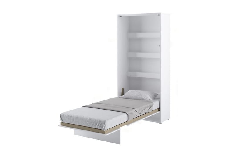 Sängskåp 90x200 cm Vertikal Vit  Bed Concept - Bed Concept - Möbler - Säng - Gästsäng & extrasäng - Sängskåp