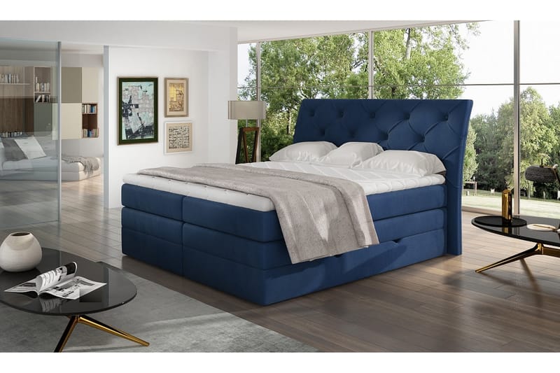 Bellamir Sängpaket 140x200 cm - Blå - Möbler - Säng - Komplett sängpaket