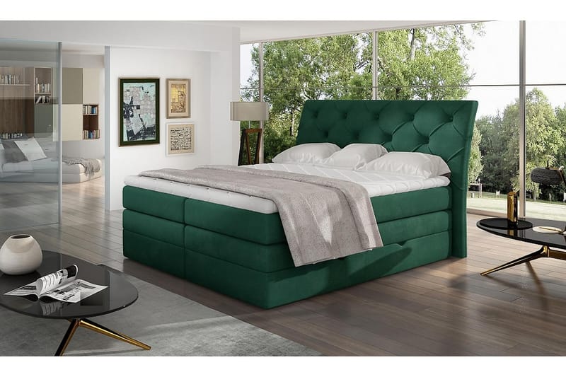 Bellamir Sängpaket 180x200 cm - Grön - Möbler - Säng - Komplett sängpaket