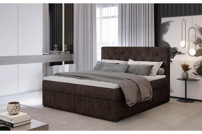 Eloree Sängpaket 160x200 cm - Brun - Möbler - Säng - Komplett sängpaket