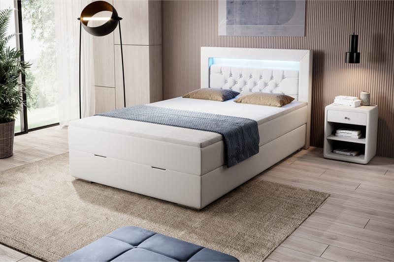 Franco Sängpaket med förvaring 120x200 - 120x200 Vit (+Fler val) - Möbler - Bord & matgrupper - Matgrupper