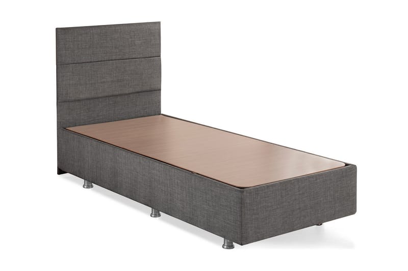 Froknial Kontinentalsäng 90x200 cm - Grå - Möbler - Säng - Komplett sängpaket