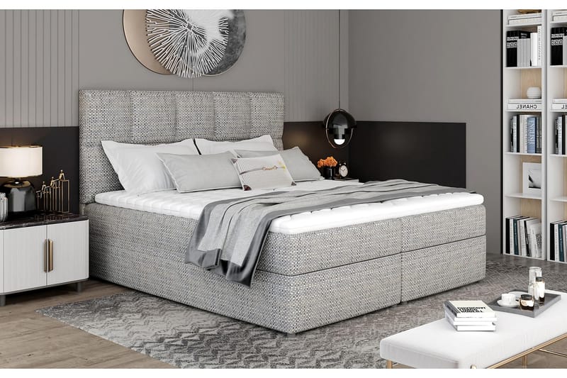 Glossa Sängpaket 180x200 cm - Grå - Möbler - Säng - Sängar med förvaring
