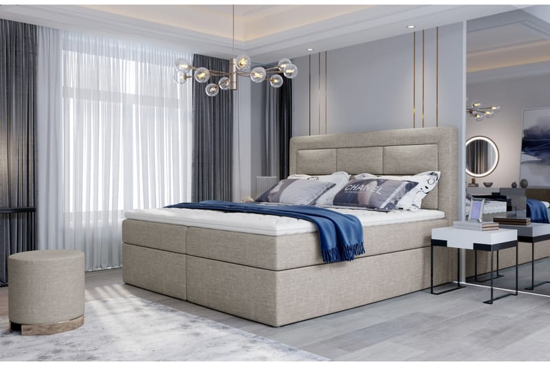 Vivera Sängpaket 140x200 cm - Beige - Möbler - Säng - Sängar med förvaring