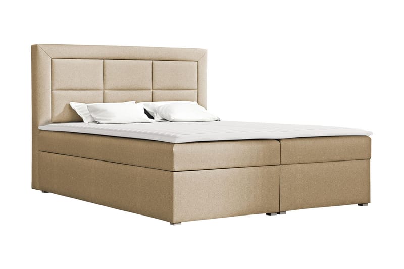 Clasic Box Kontinentalsäng 160x215 cm - Beige - Möbler - Säng - Kontinentalsäng
